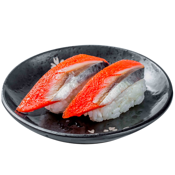 FROZEN SEASONED FISH ROE WITH HERRING FILLETS